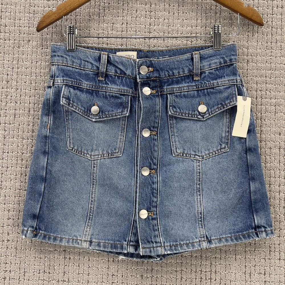 Anthropologie Pilcro Country Denim Skort - Picture 2 of 9